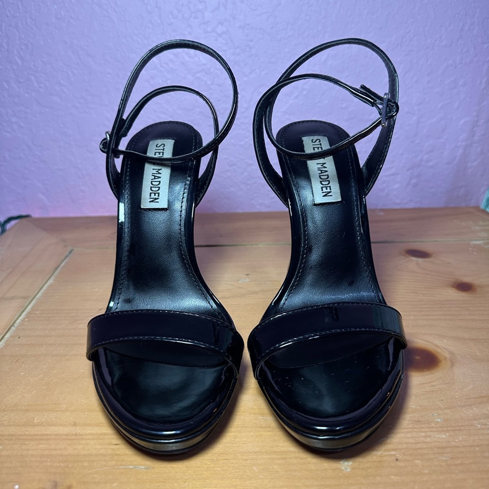 Steve madden black high heels